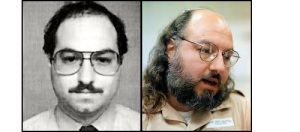 Jonathan Pollard: On the left is Pollards U.S. Naval intelligence I.D. photo, and on the right a 2012 photo of Pollard in prison.